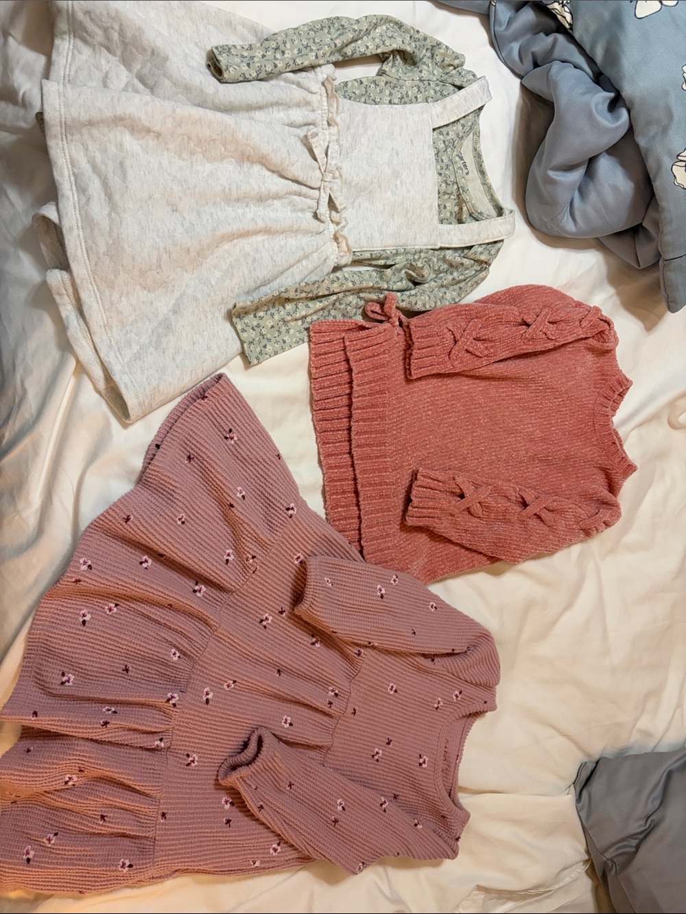 2T Toddler girls Winter dress and sweater bundle